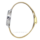 ELLE EL005-1G10M10 Gold Silver Dial Gold Shandrop Strap